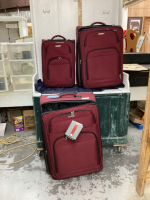 (3) PC ROLLING LUGGAGE SET - "DELSEY"