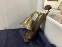 MOUNTED BRASS BELL