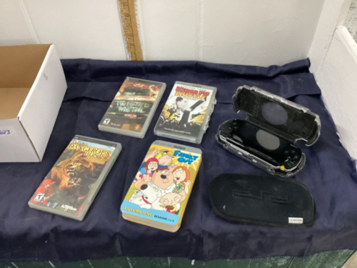 PSP GAME SYSTEM AND A FEW GAMES