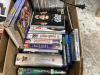 (2) BOXES W/ DVD'S, VHS, CD'S & SAMSUNG DVD PLAYER - 2