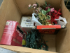 LARGE BOX OF CHRISTMAS ITEMS - 2