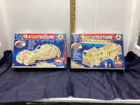 (2) BOXES OF MATCHSTICK MODELS