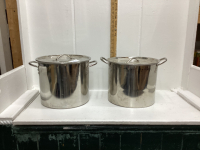 (2) STOCK POTS