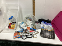 SMALL BIN OF BUTTON BATTERIES