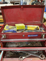 Mastercraft red tool chest