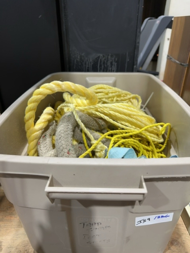 Tub of rope