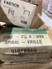 Box of 5/8 Staples partial box of coil nails - 3