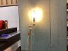 BRASS FLOOR LAMP - NO SHADE - 3