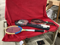 ASSORTMENT OF RACQUETS