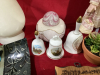 VASE, BELLS, COLLECTOR DOLLS, PUZZLE, MISC DECOR ITEMS - 2