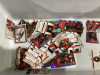 COLEMAN BLUE COOLER W/ AFGHANS AND TIM HORTON HOCKEY CARDS - 3