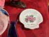 DOLPIN FIGURINES, OYEN SHELL DISH , BUTTERFLIES - 4