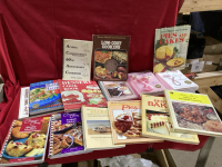 BOX OF COOKBOOKS