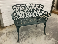 METAL GARDEN BENCH