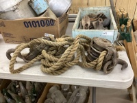 ANTIQUE BLOCK & TACKLE