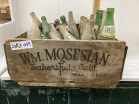 CRATE OF VINTAGE BOTTLES