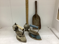 ANTIQUE STEAM IRONS