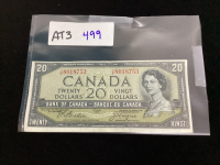 CANADIAN 1954 $20 BILL