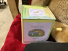 TOTE + BOX W/STUFFIES, BLANKET, MUSIC BOX, LEARNING KIT, KEEPSAKE CONTAINERS - 2