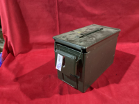 SMALL EMPTY METAL AMMO BOX