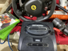 GENESIS SEGA CONSOLE, ASSORTED ACCESSORIES FOSR GUITAR HERO, CAR RACING, FISHING ROD, PLAYSTATION - 2