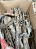 Two boxes of antique tools and wrenches - 5