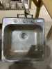 Single stainless steel sink