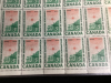 UNCUT SHEET OF CANADA 5 CENT STAMPS - NORTHERN DEVELOPMENT - 3