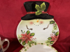 BOX W/CHRISTMAS DISHES, PLATTERS, MUGS, MISC - 6