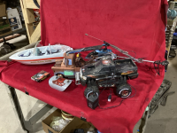 REMOTE CONTROL TRUCKS, BOAT, HELECOPTER