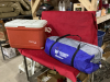 GOTT 48 RED COOLER + OUTDOOR WORKS CONDOR TENT