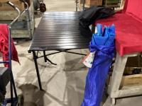 LAWN CHAIR + KUMA FOLDING CAMP TABLE