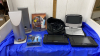 (3)PORTABLE DVD PLAYERS,LG SPEAKERS,BLUETOOTH HEADSET