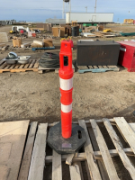 Highway marker with base