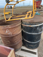 345 gallon barrels and barrel cart