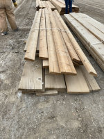 Bundle of treated lumber