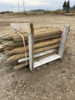 Bundle of used treated post