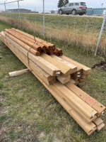 Bundle of treated lumber