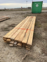 16 foot rough cut 2 x 6 corral lumber