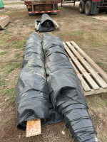 Two rolls poly pit tarp