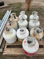 10 Propane cylinders - 20 LB