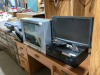 PACKAGE - TOSHIBA OLD SCHOOL TV 20”, TOSHIBA VHS, PIONEER DVD PLAYER + RECEIVER,ACER MONITOR,CANON PRINTER/FAX/SCAN , BELL RECEIVER