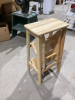 WOOD CONVERTIBLE STEP STOOL - 2