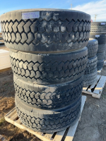 Set of four transport tires