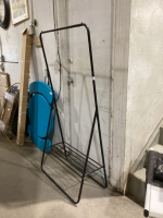 LIGHT WEIGHT CLOTHES RACK WITH BOTTOM SHELF