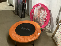 MINI TRAMPOLINE + BUNGY CHAIR