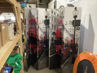 2 ROOM DIVIDERS- LONDON DOUBLE DECKER BUS SCENE