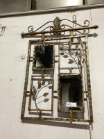 METAL FRAMED BEVELED MIRROR