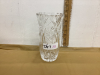 PINWHEEL CRYSTAL VASE
