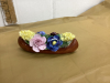 (3) COLLECTIBLE DENTON FLORAL ORNAMENTS - 3